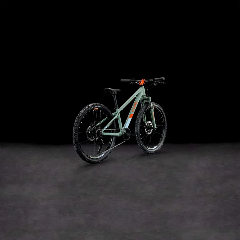 Cube Acid 240 Disc Children's Bike in Green/Orange-5